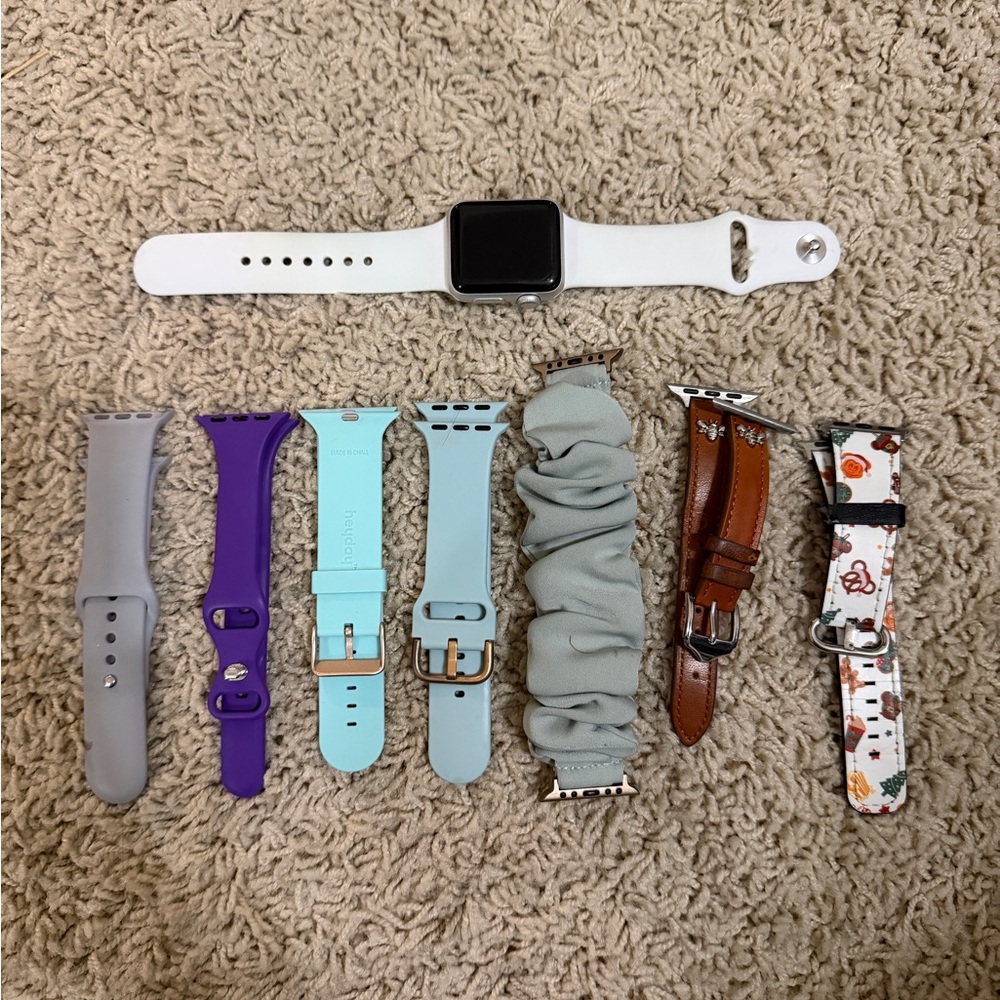 Apple Watch with Colorful Bands